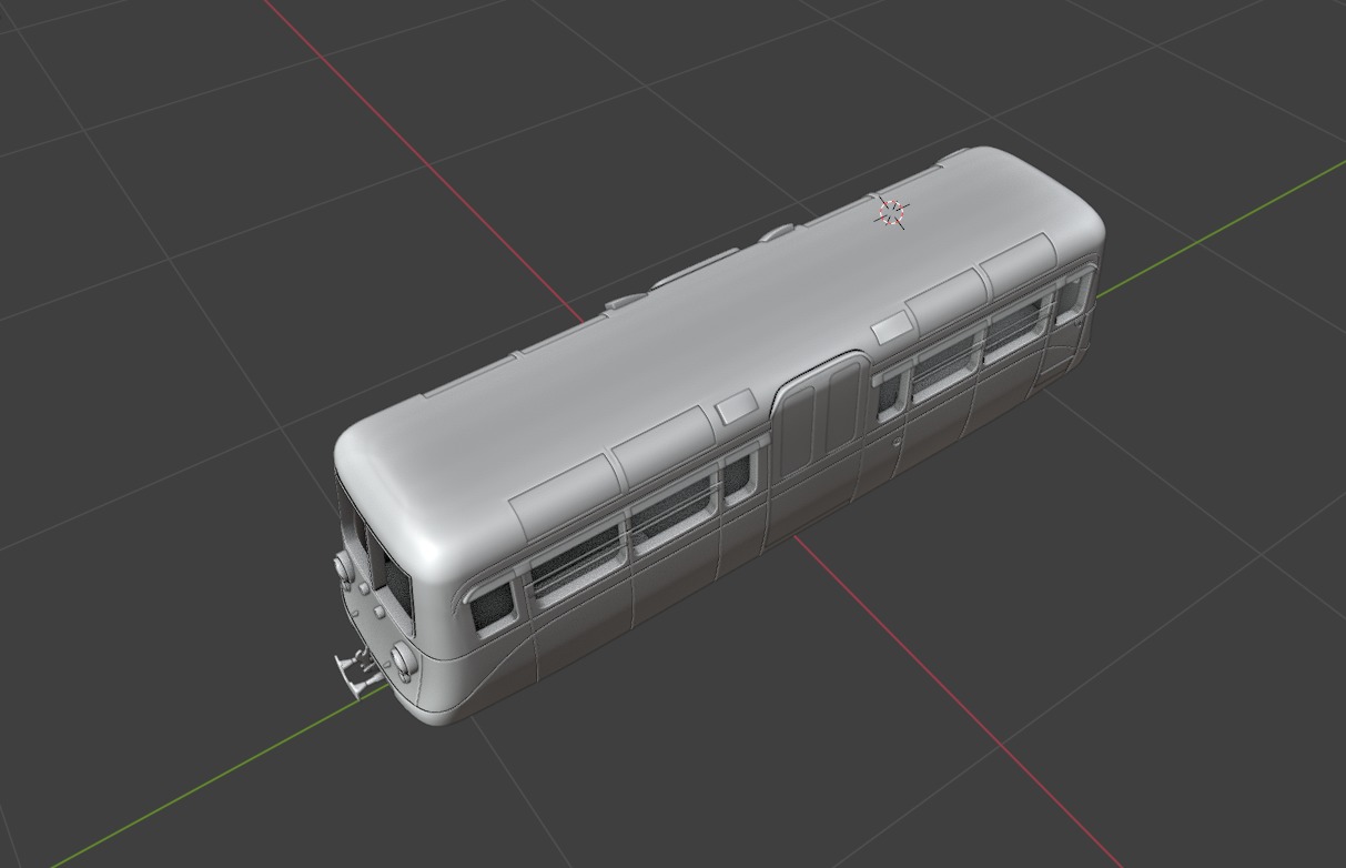 1949 Southend on Sea Pier Railway 4 Wheel Single Deck Car 3D print model_13