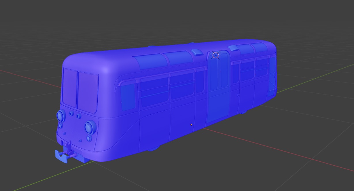 1949 Southend on Sea Pier Railway 4 Wheel Single Deck Car 3D print model_5