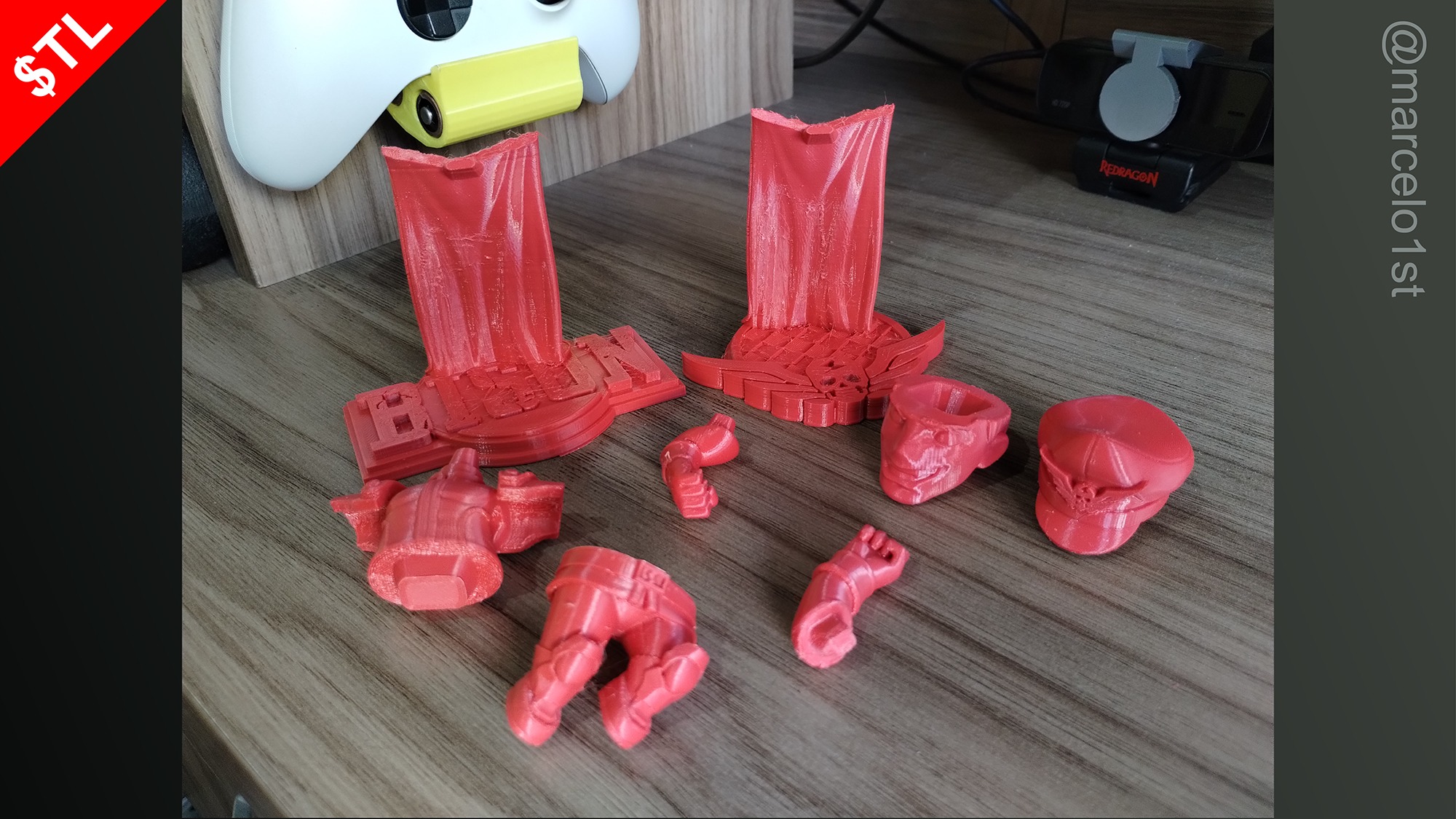 CUTE Street Fighter 2 - M Bison 3D Model - Printable STL File 3D print model_1