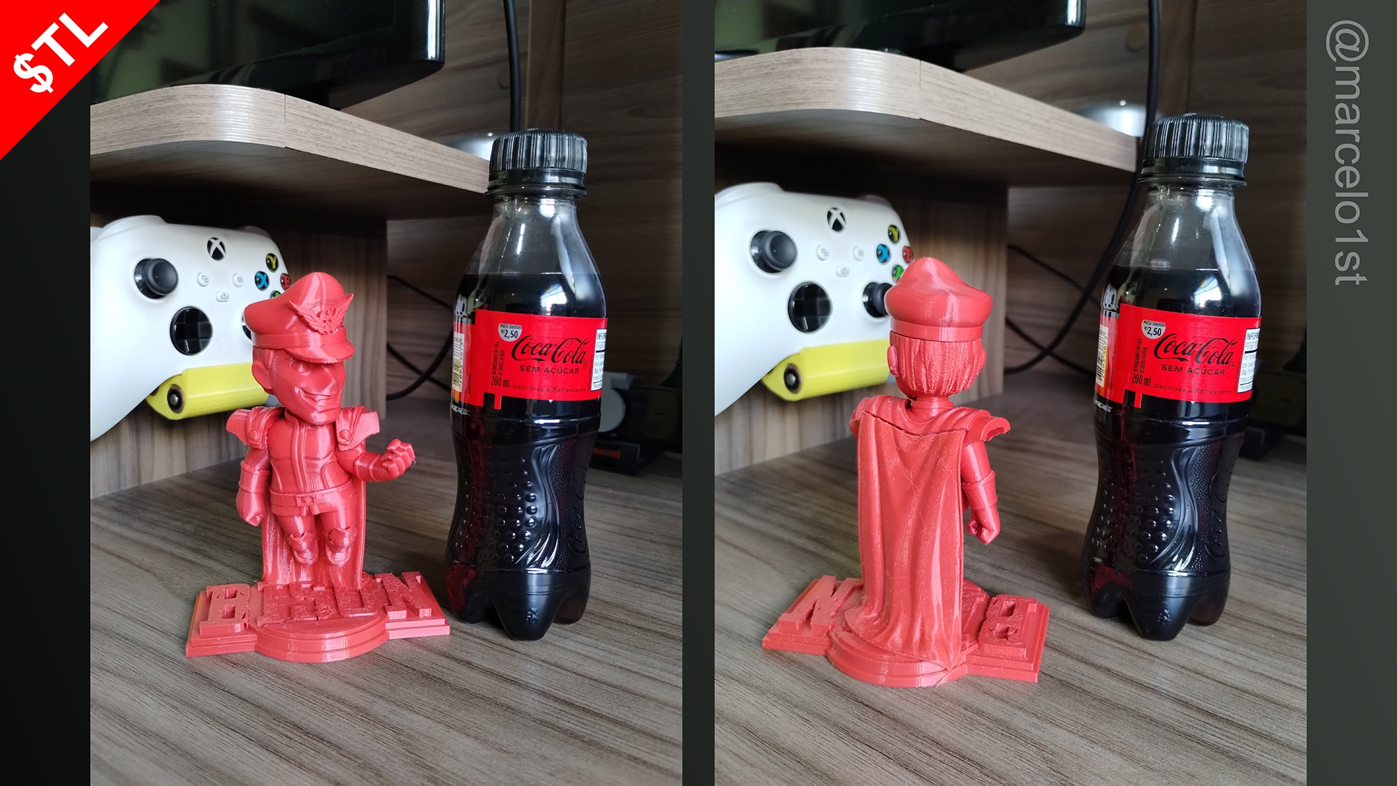 CUTE Street Fighter 2 - M Bison 3D Model - Printable STL File 3D print model_3