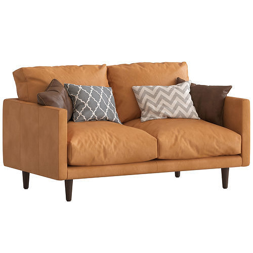 Temple and Webseter Carson 2 Seater Sofa 3D model 2