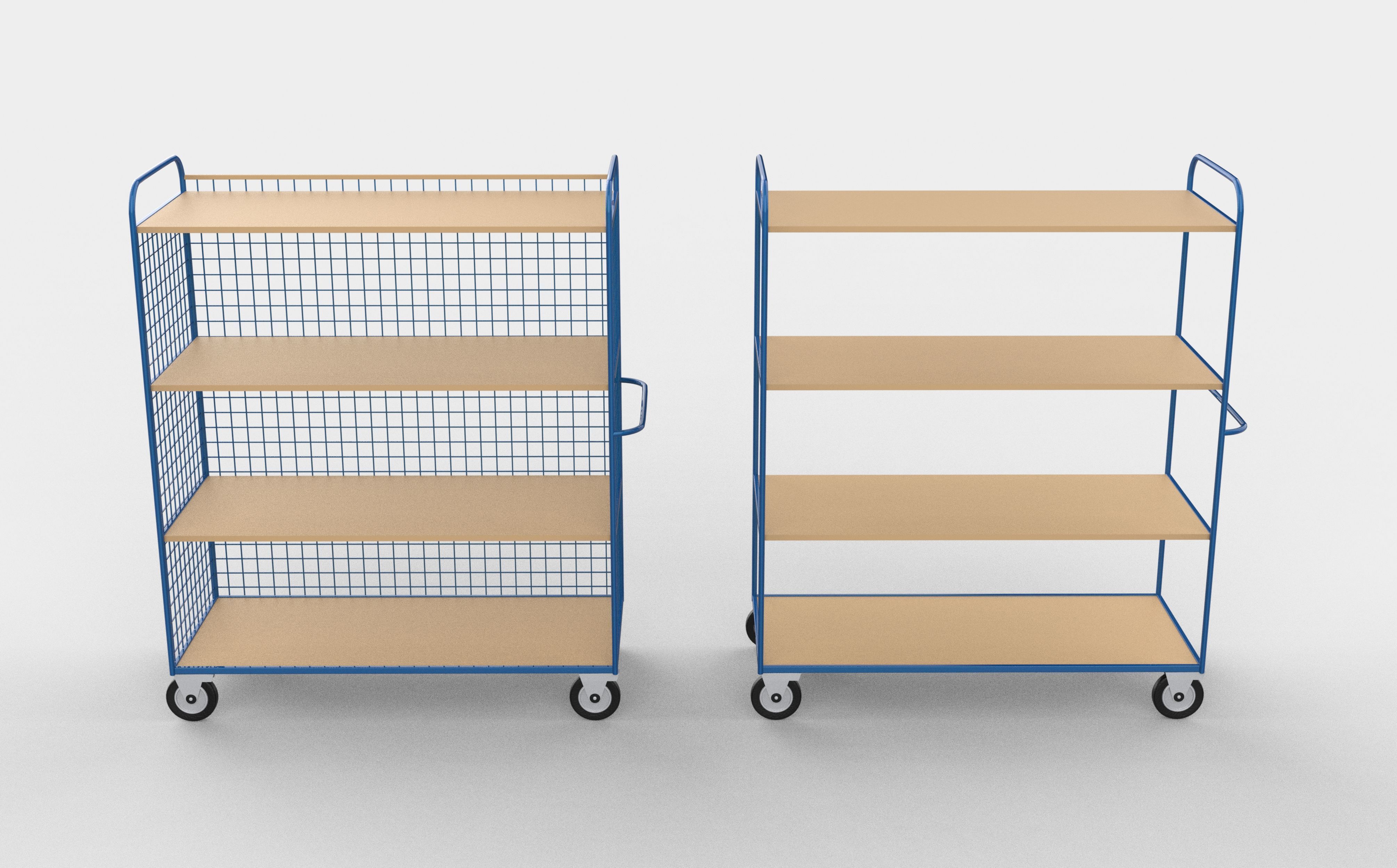 Industrial shelve 3D model_7
