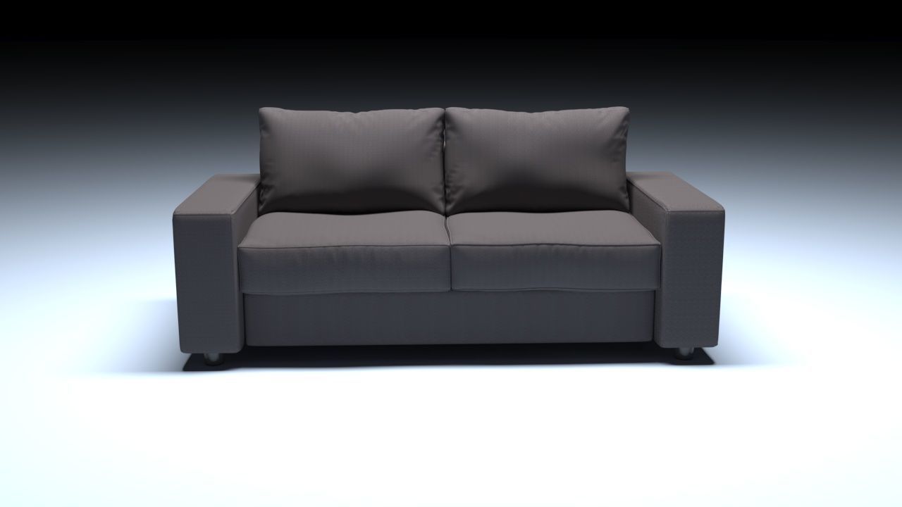 Sofa01 3D model_3