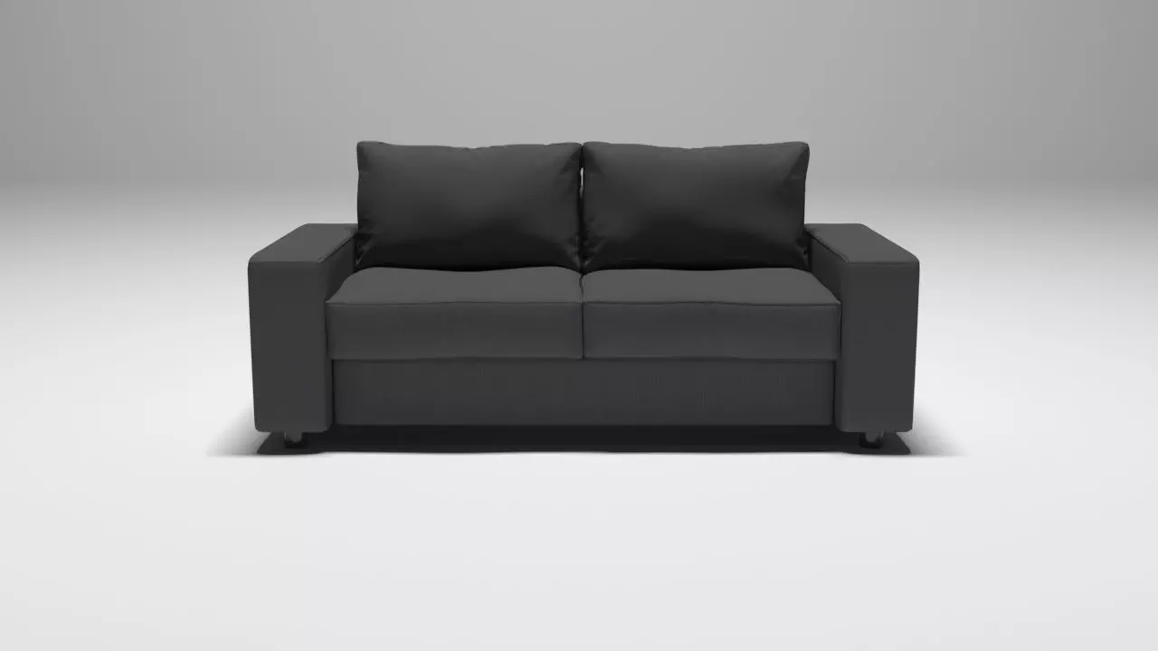 Sofa01 3D model_0