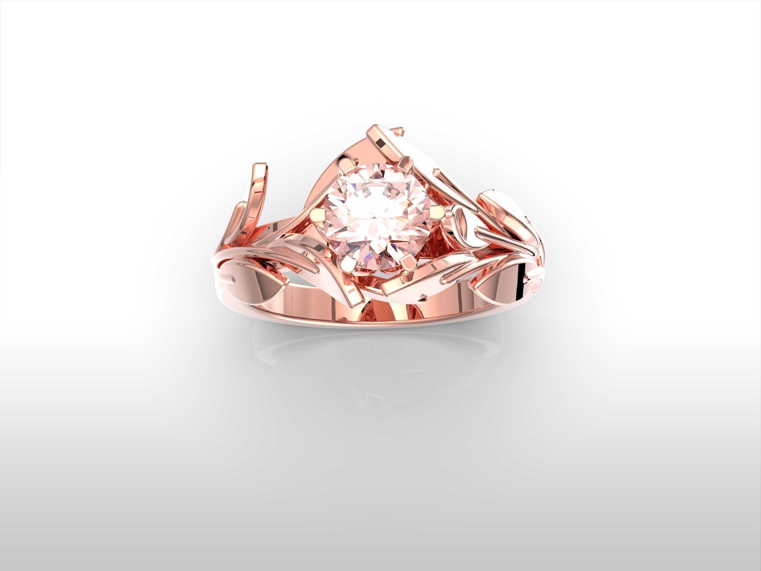 ENGAGEMENT RING 8 3D print model_1