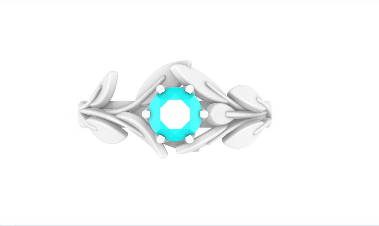 ENGAGEMENT RING 8 3D print model_5