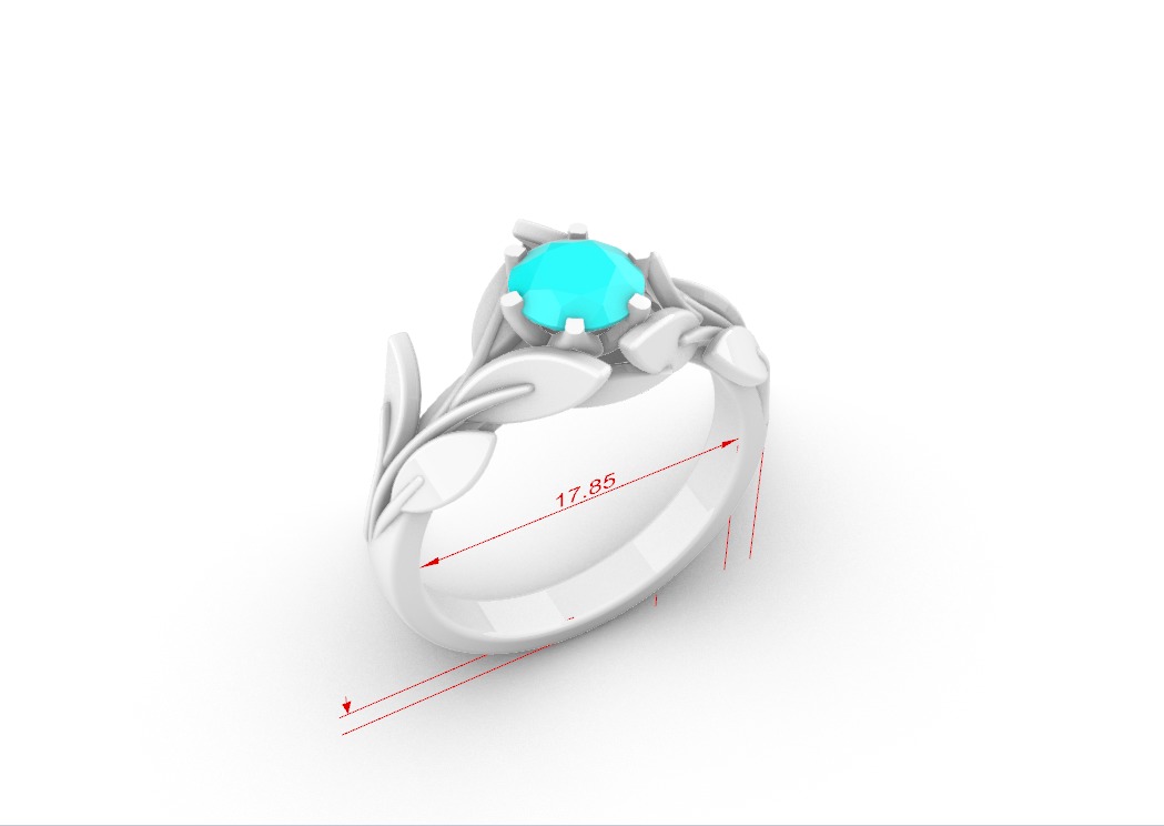 ENGAGEMENT RING 8 3D print model_6