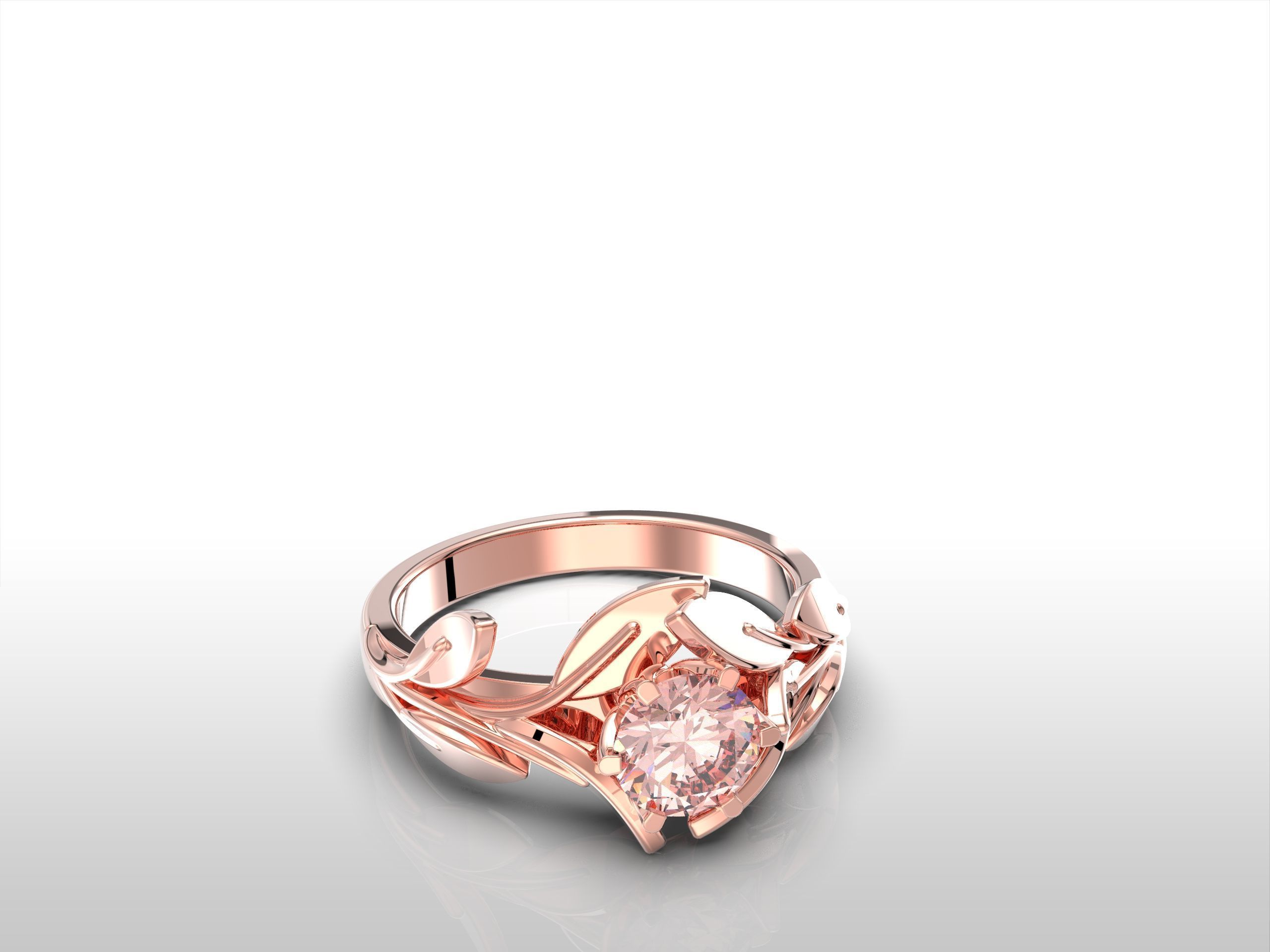 ENGAGEMENT RING 8 3D print model_2
