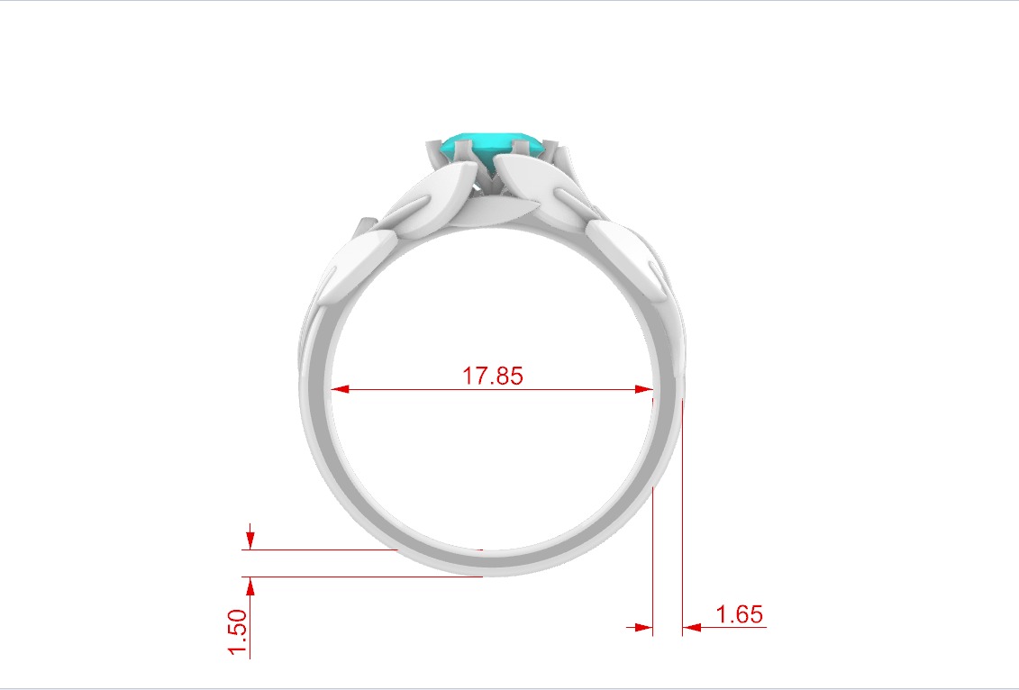 ENGAGEMENT RING 8 3D print model_4