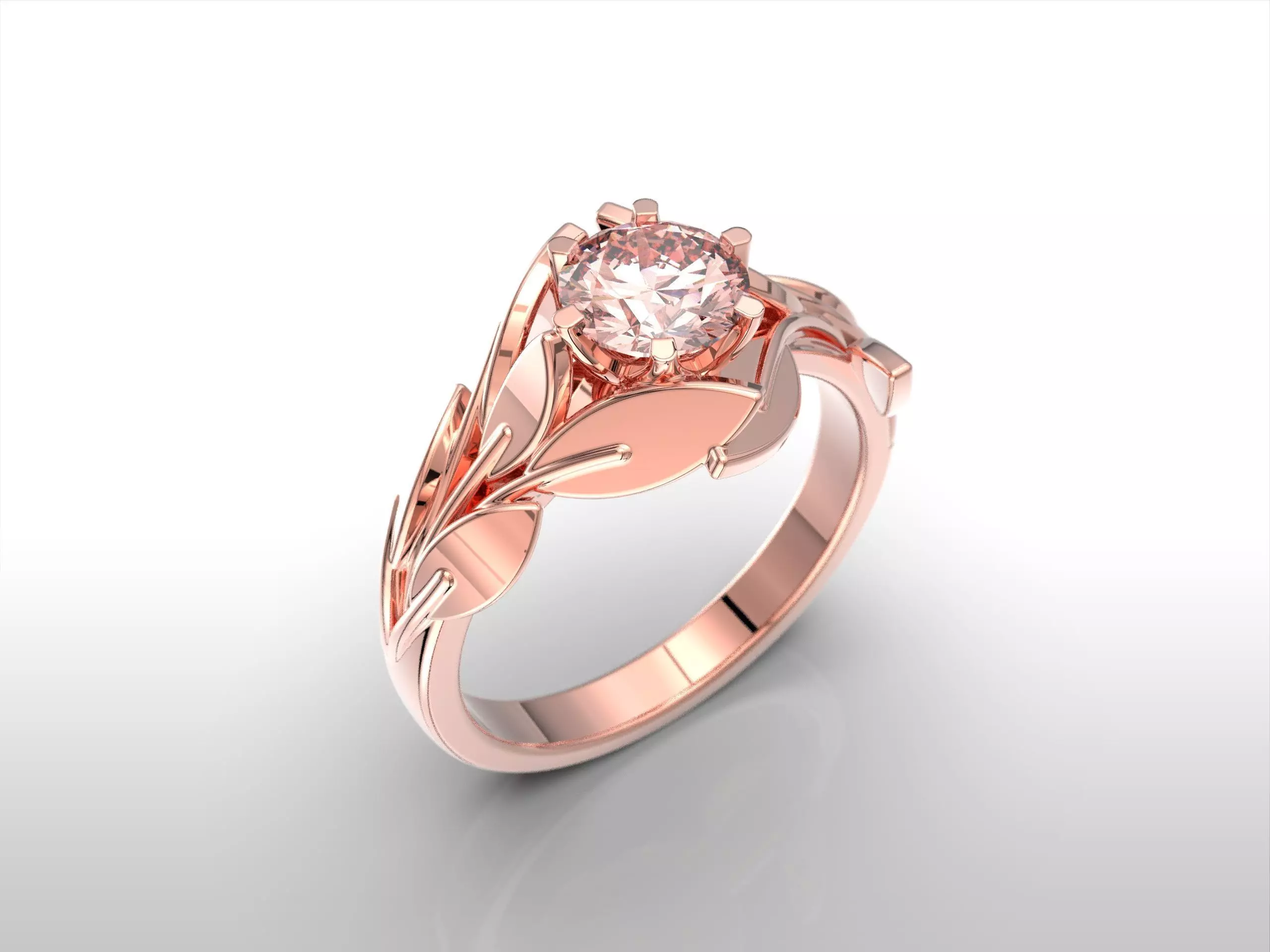 ENGAGEMENT RING 8 3D print model_0