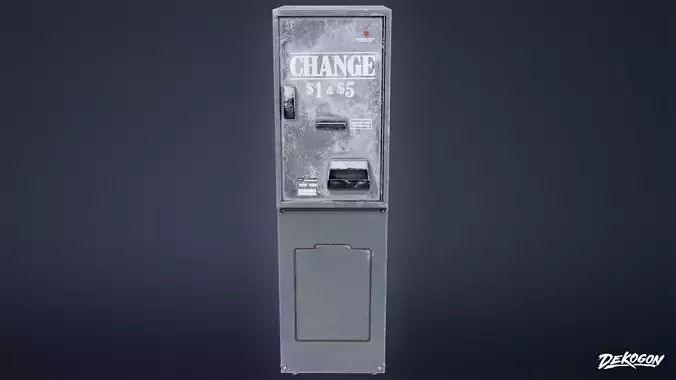 LAUNDROMAT - Change Machine 01 - LOW POLY AND NANITE