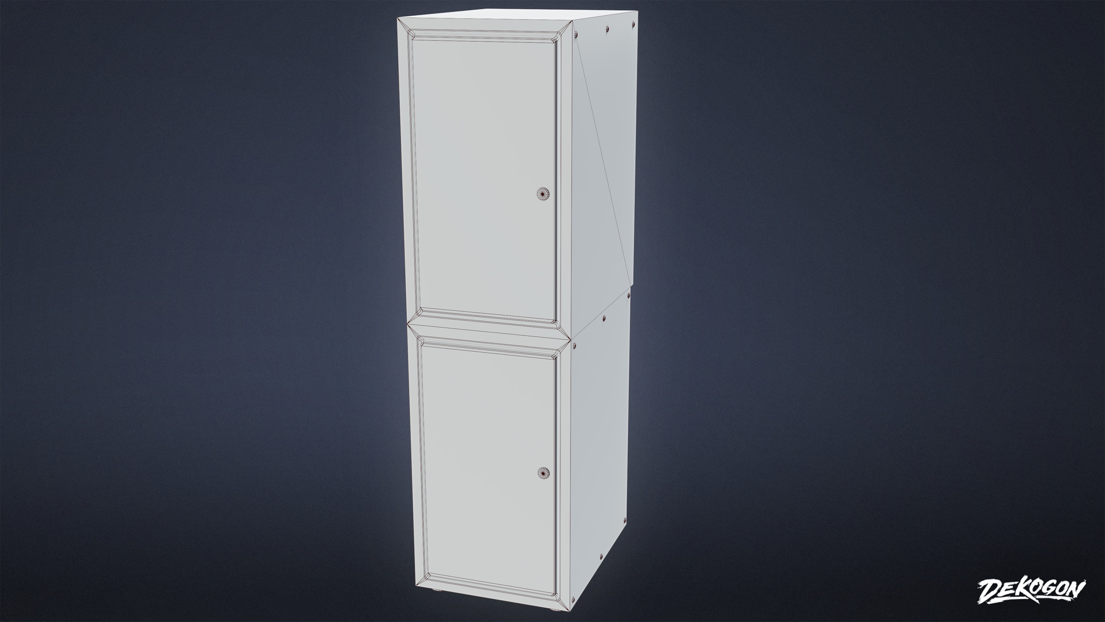 LAUNDROMAT - Change Machine 01 - LOW POLY AND NANITE Low-poly 3D model_10