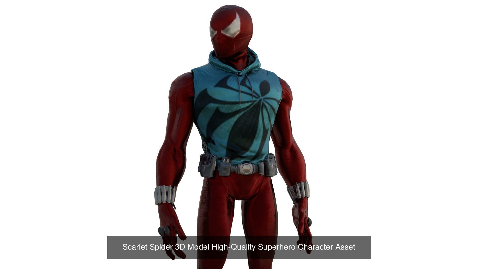 Epic Superhero and Villain Duo 3D Model Collection Rigged _10