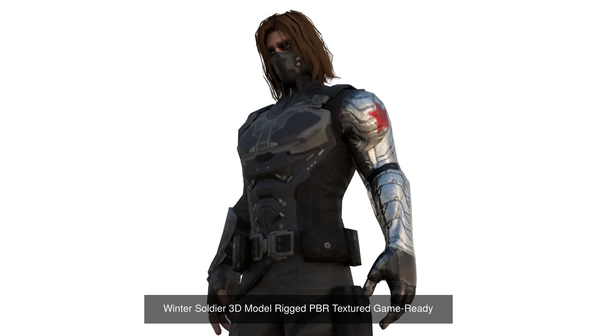 Epic Superhero and Villain Duo 3D Model Collection Rigged _7