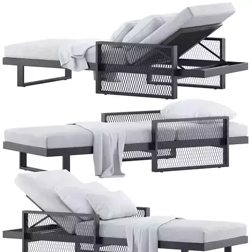The Factory Sun Lounger by Ramon Esteve