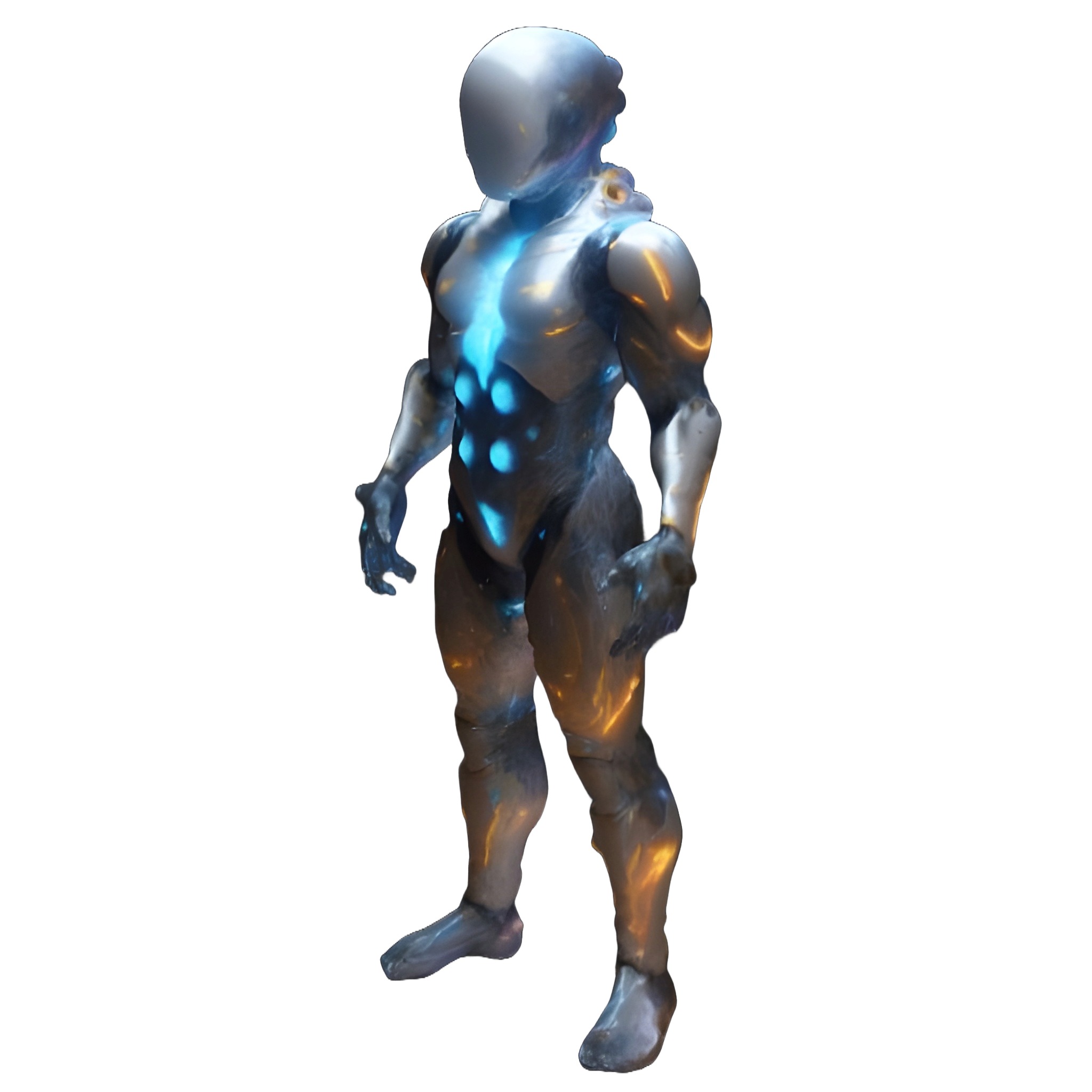 Sci-Fi Robot Warriors Collection 3D print model_5