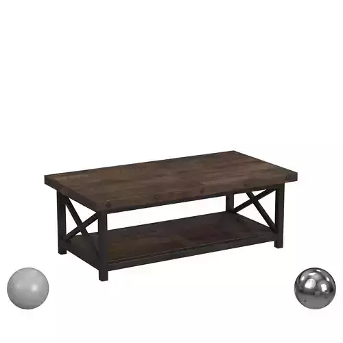 Carpenter Brown Rectangular Coffee Table