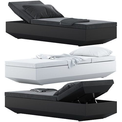 Vela Sunbed by Ramon Esteve 3D model
