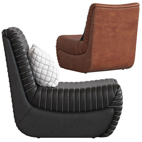 Vical Almstock Armchair 3D model 2