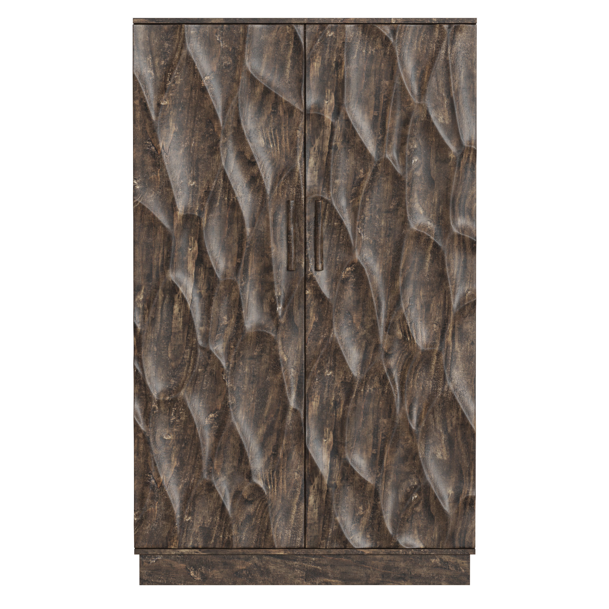 Vical Wardrobe Beard and TV Stand Beard 3D model_3