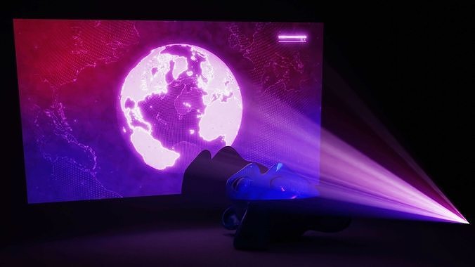 Blender Light Projector Free 3D model