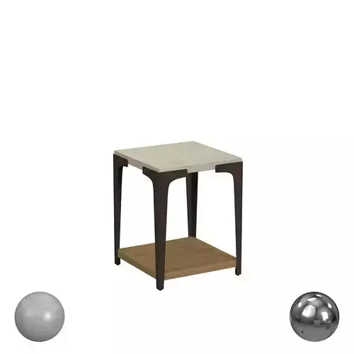 Omni Natural Light And Antique Bronze End Table by Flexsteel