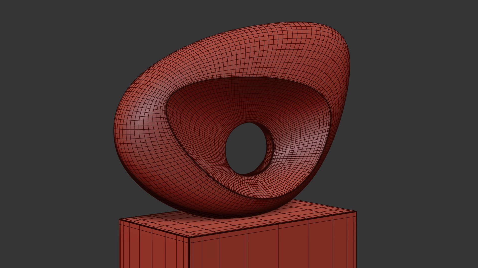 Abstract sculpture by Christophe Conder 3D model_9