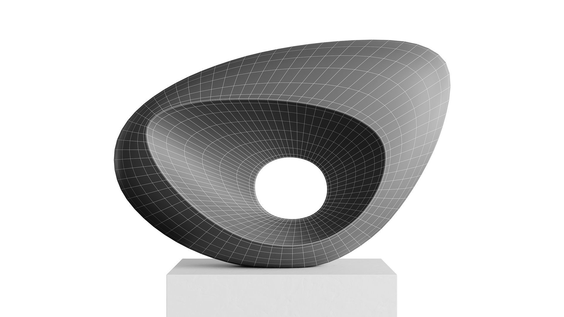 Abstract sculpture by Christophe Conder 3D model_2