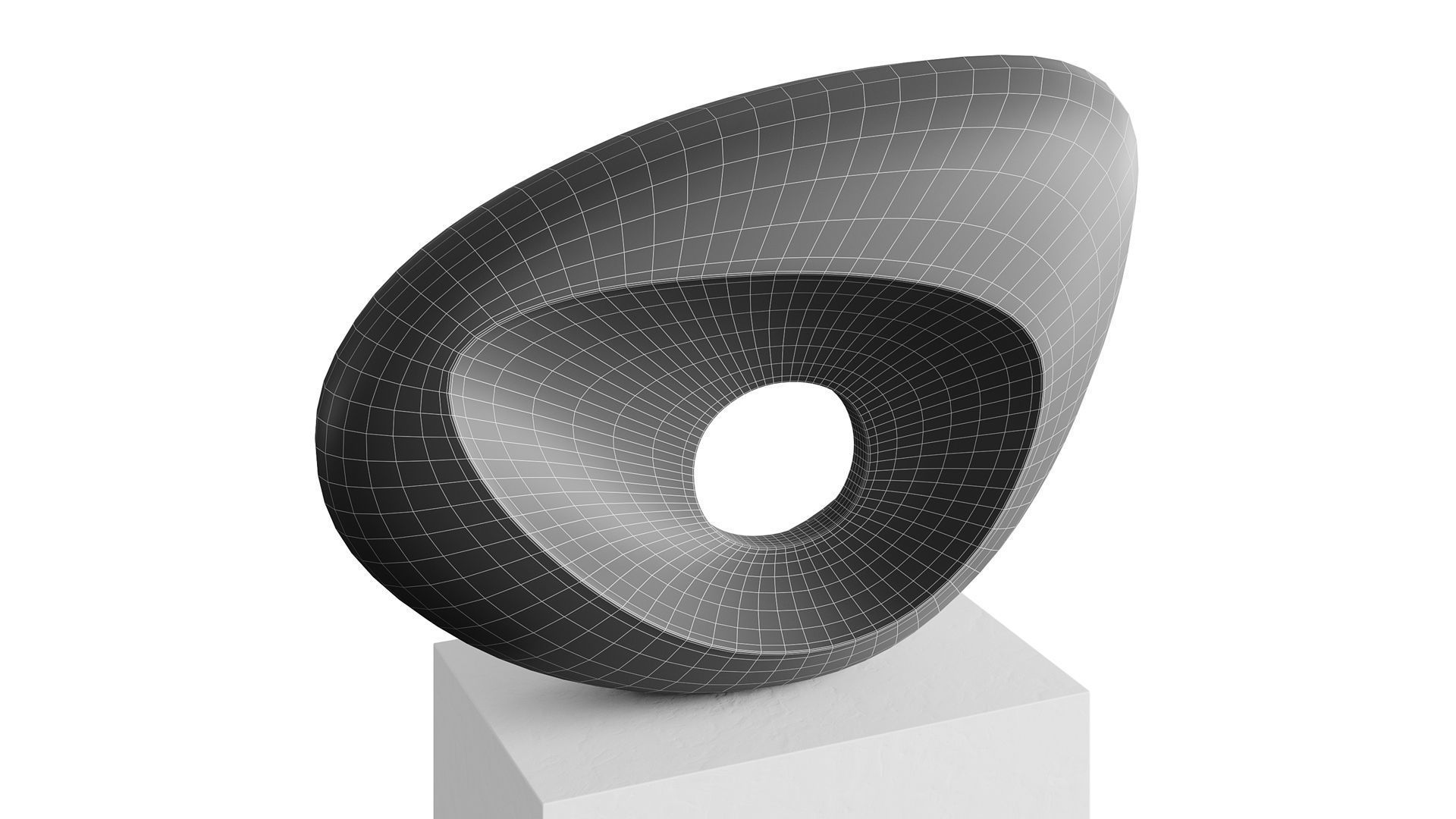 Abstract sculpture by Christophe Conder 3D model_3