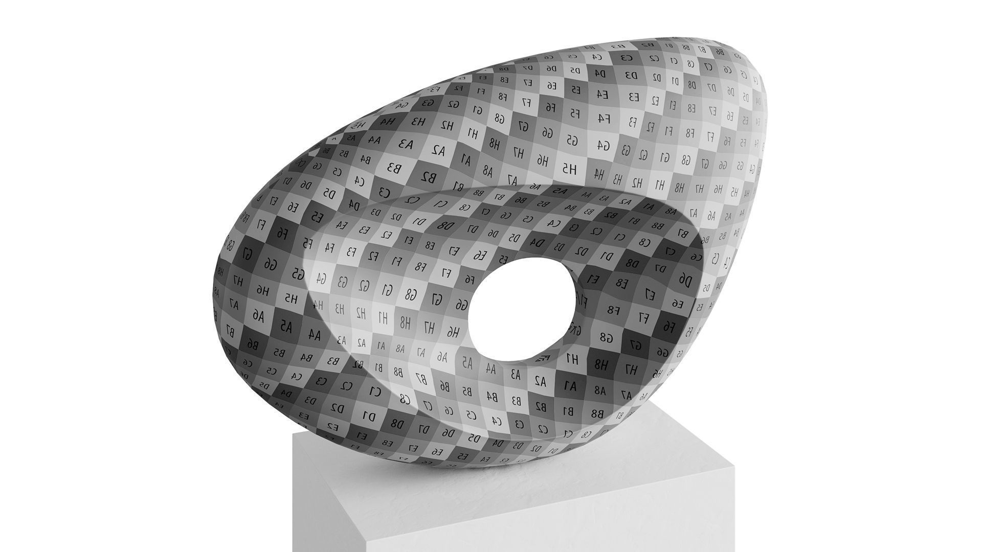 Abstract sculpture by Christophe Conder 3D model_4