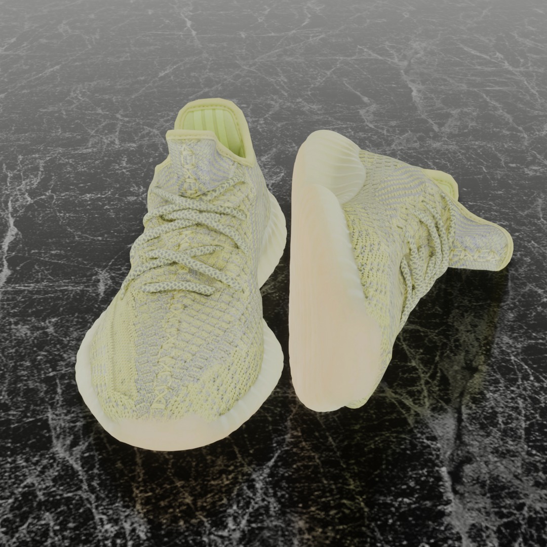 Yeezy Boost 350 V2 Antlia 3D SHOES Low-poly 3D model_3