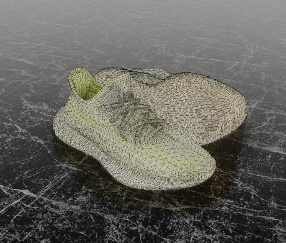 Yeezy Boost 350 V2 Antlia 3D SHOES Low-poly 3D model_12