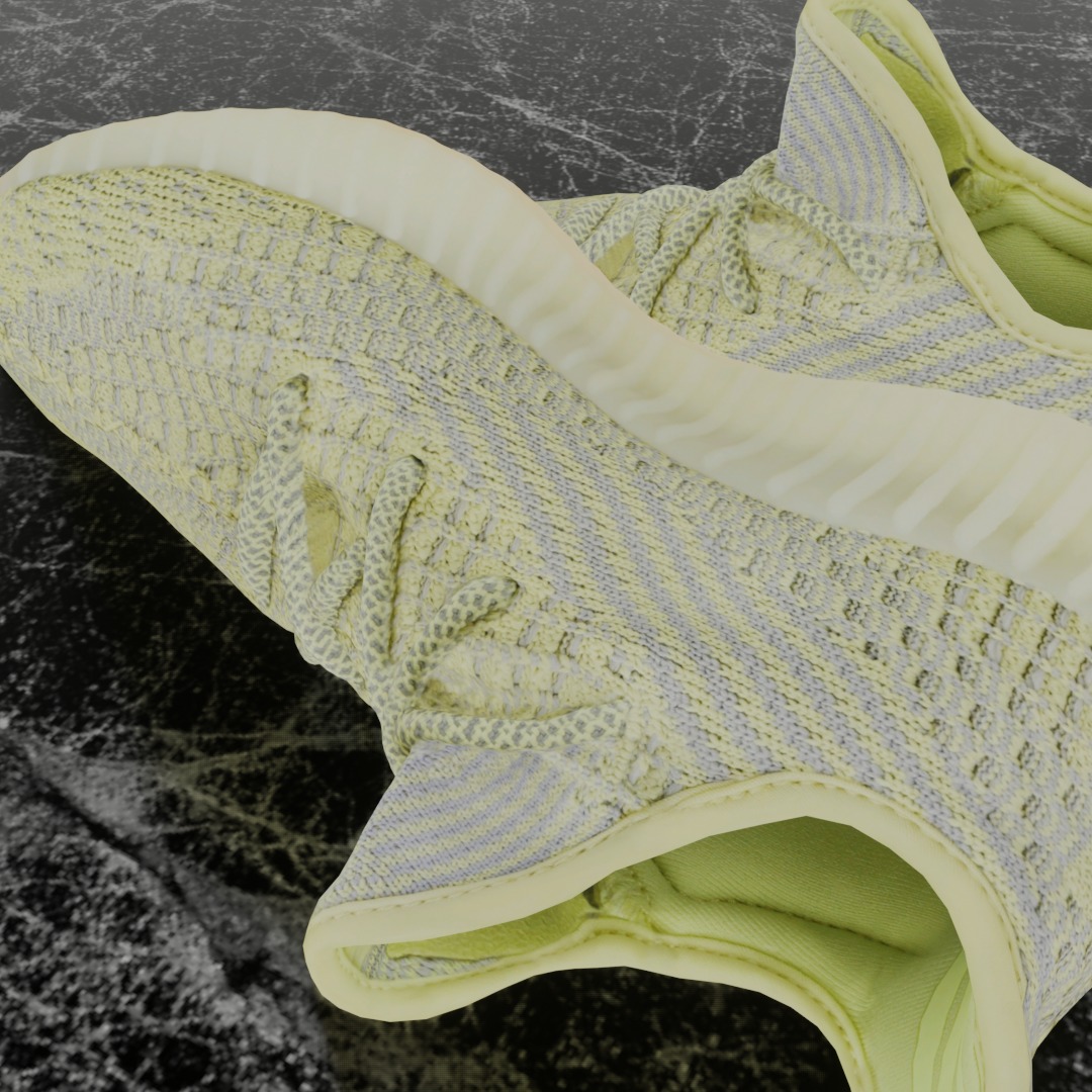 Yeezy Boost 350 V2 Antlia 3D SHOES Low-poly 3D model_10