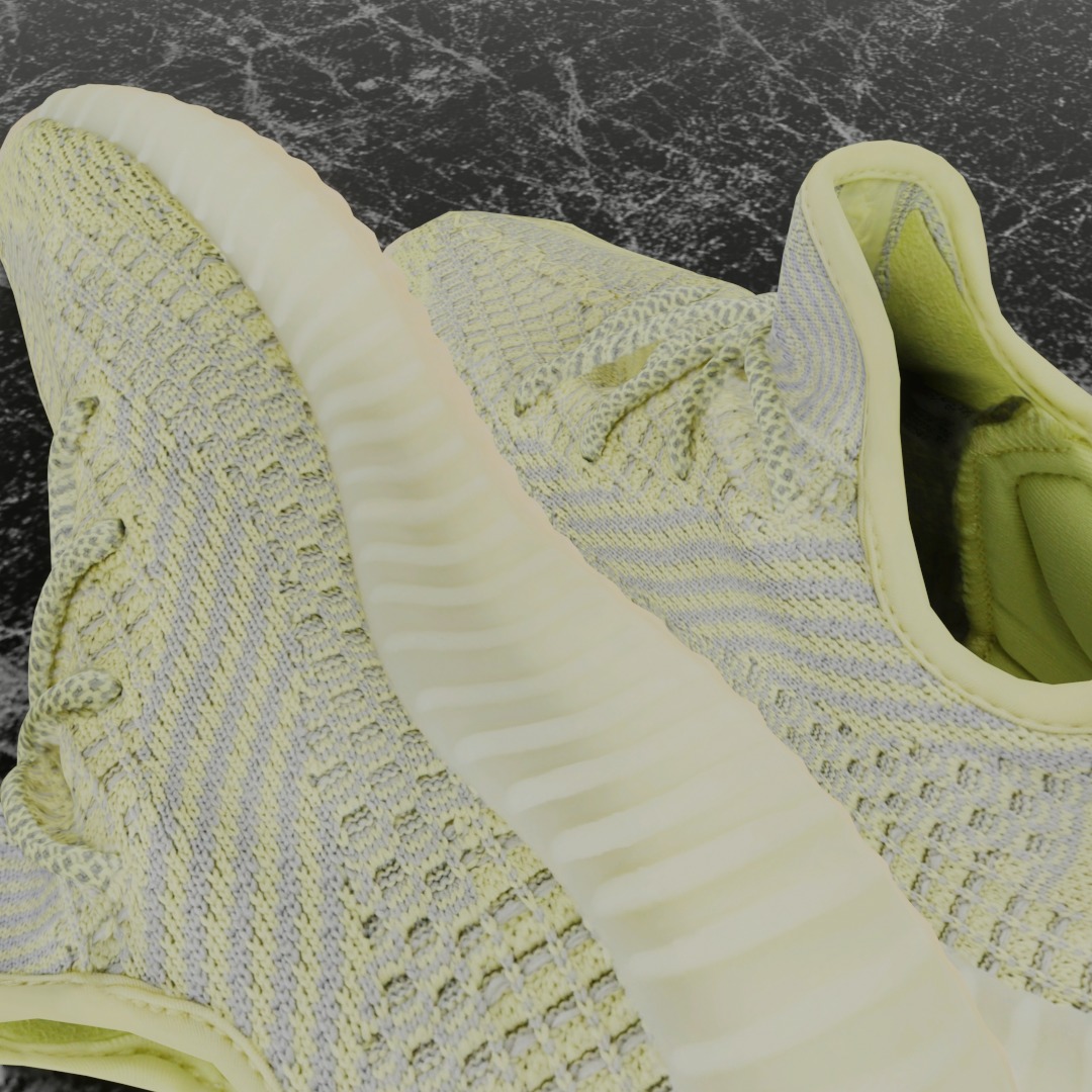 Yeezy Boost 350 V2 Antlia 3D SHOES Low-poly 3D model_8