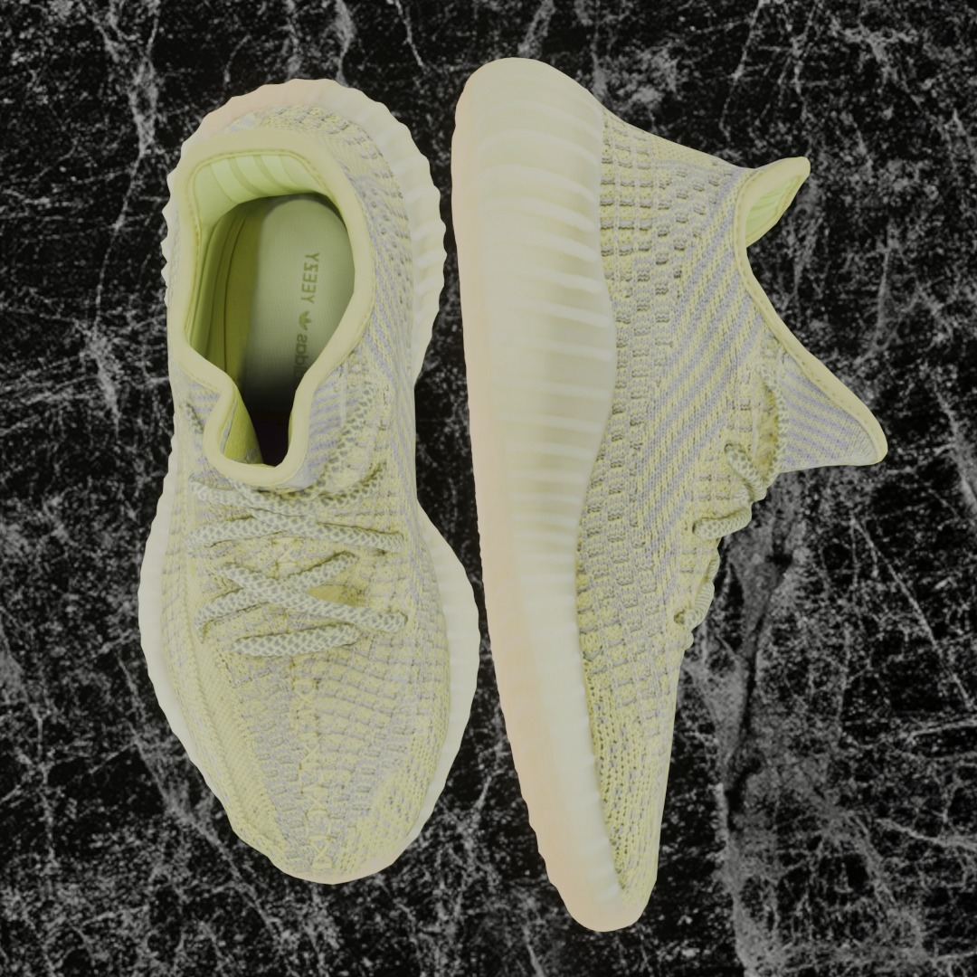 Yeezy Boost 350 V2 Antlia 3D SHOES Low-poly 3D model_2