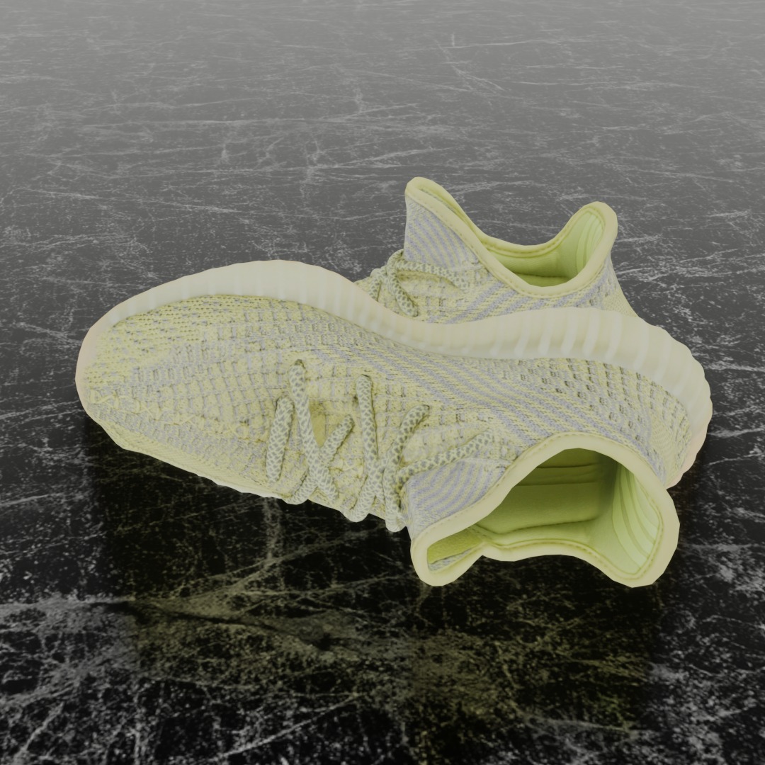 Yeezy Boost 350 V2 Antlia 3D SHOES Low-poly 3D model_7