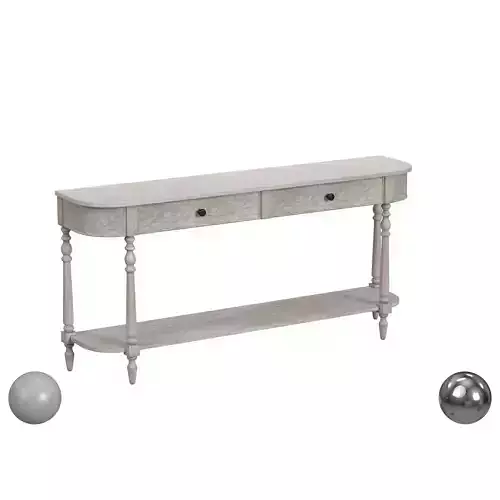 Butler Specialty Company Danielle Marble And Wood Console Table