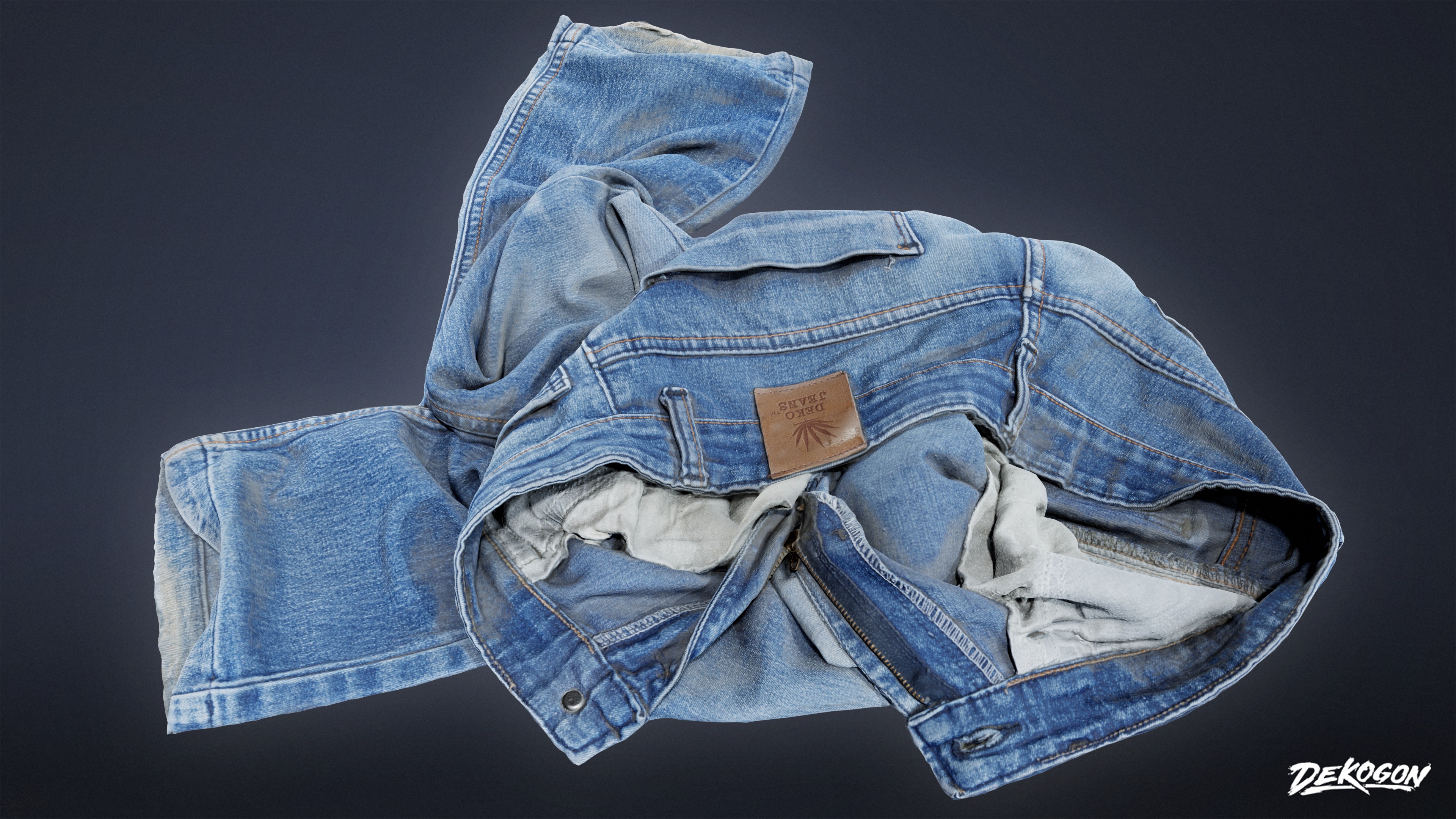 LAUNDROMAT - Clothes Dirty 05 - LOW POLY AND NANITE Low-poly 3D model_5