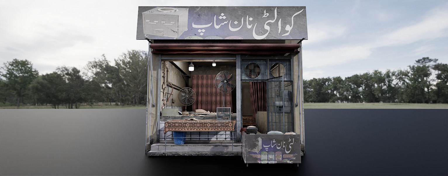 Nan Shop 3D Model By zambeelstudios Low-poly 3D model_9