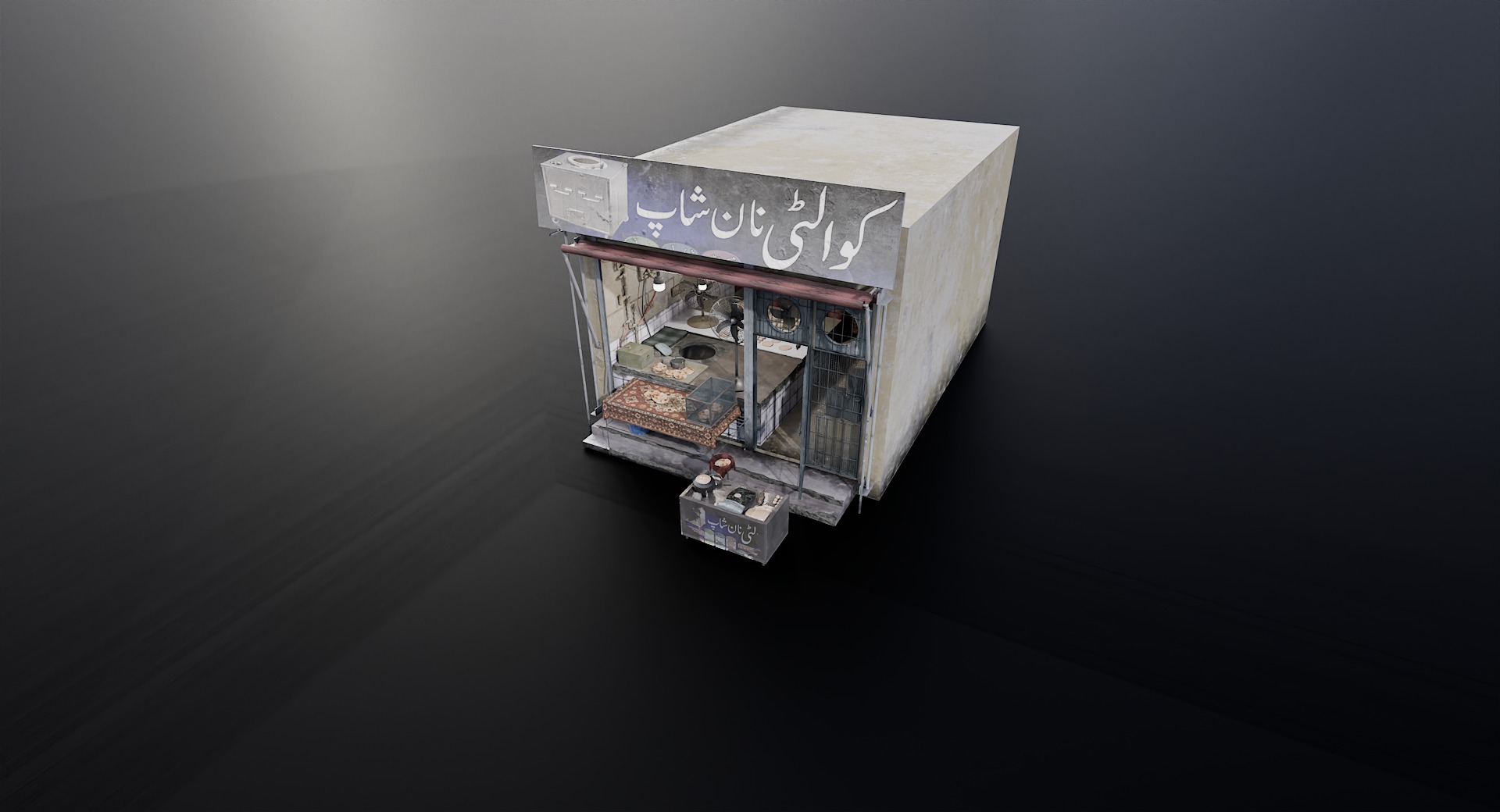 Nan Shop 3D Model By zambeelstudios Low-poly 3D model_2