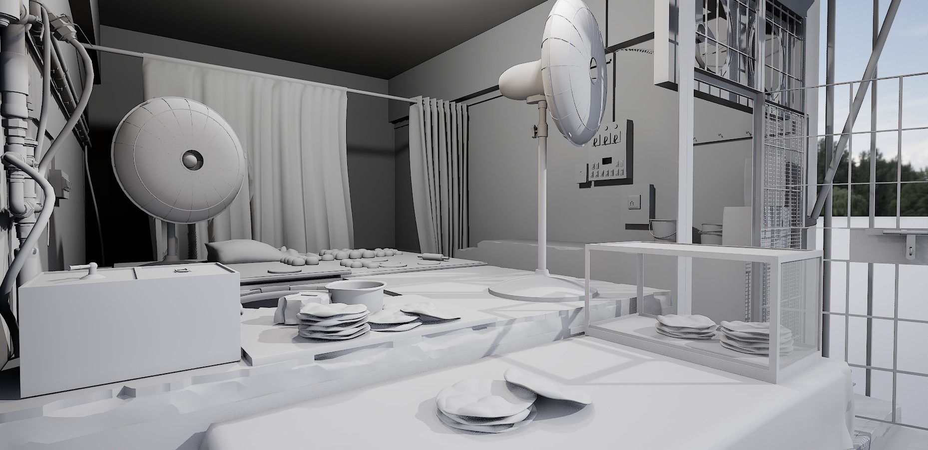 Nan Shop 3D Model By zambeelstudios Low-poly 3D model_21