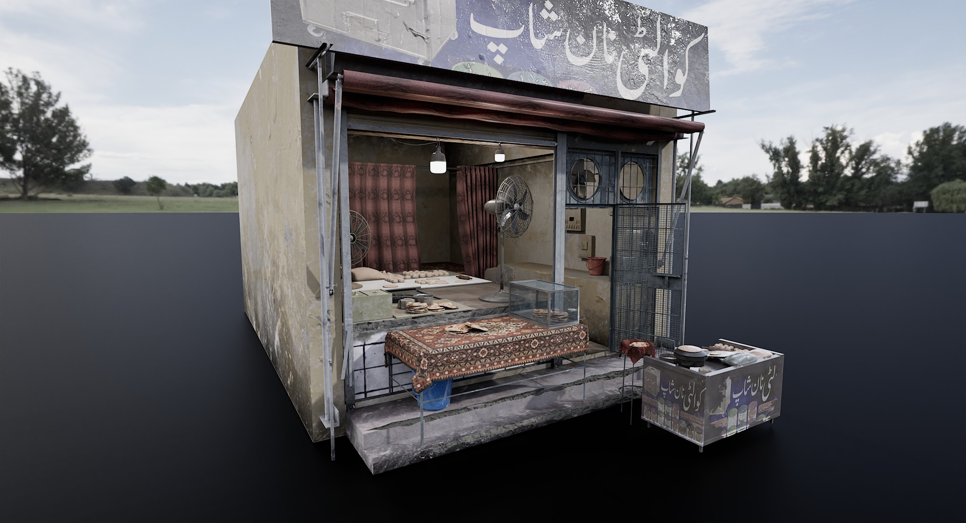 Nan Shop 3D Model By zambeelstudios Low-poly 3D model_7