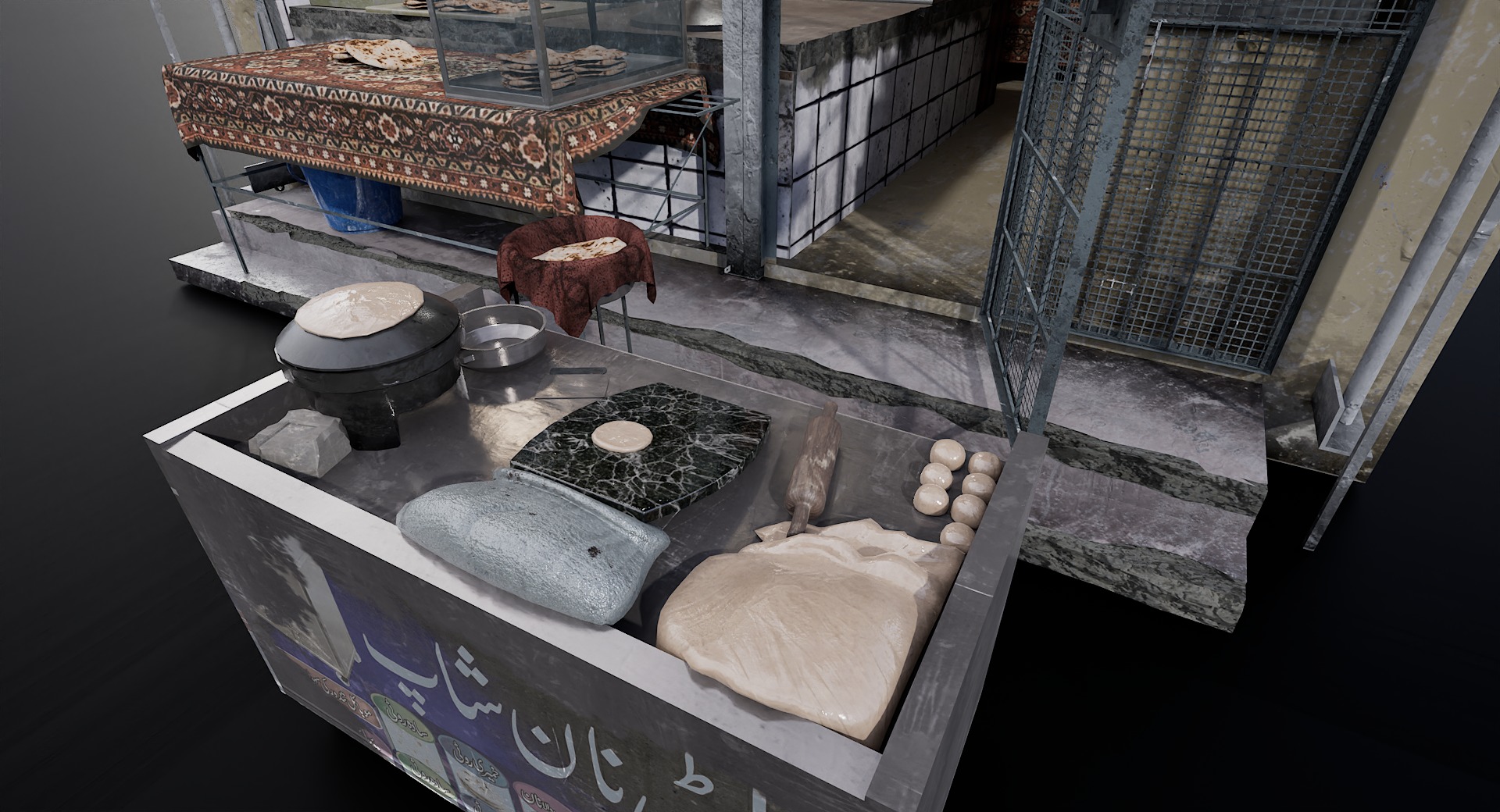 Nan Shop 3D Model By zambeelstudios Low-poly 3D model_3