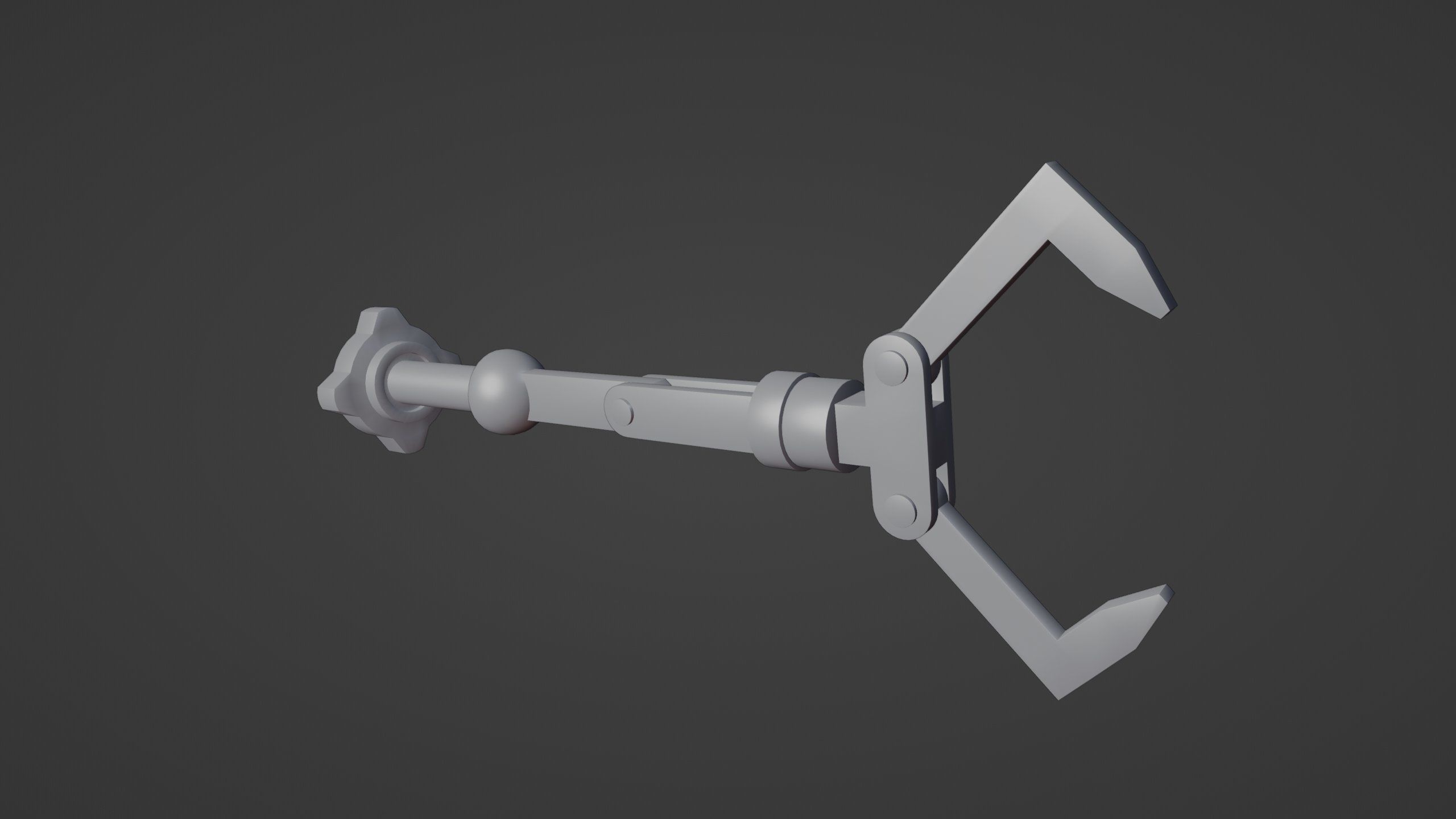 Robot Arm-Mechanical Rigging Free 3D model_12