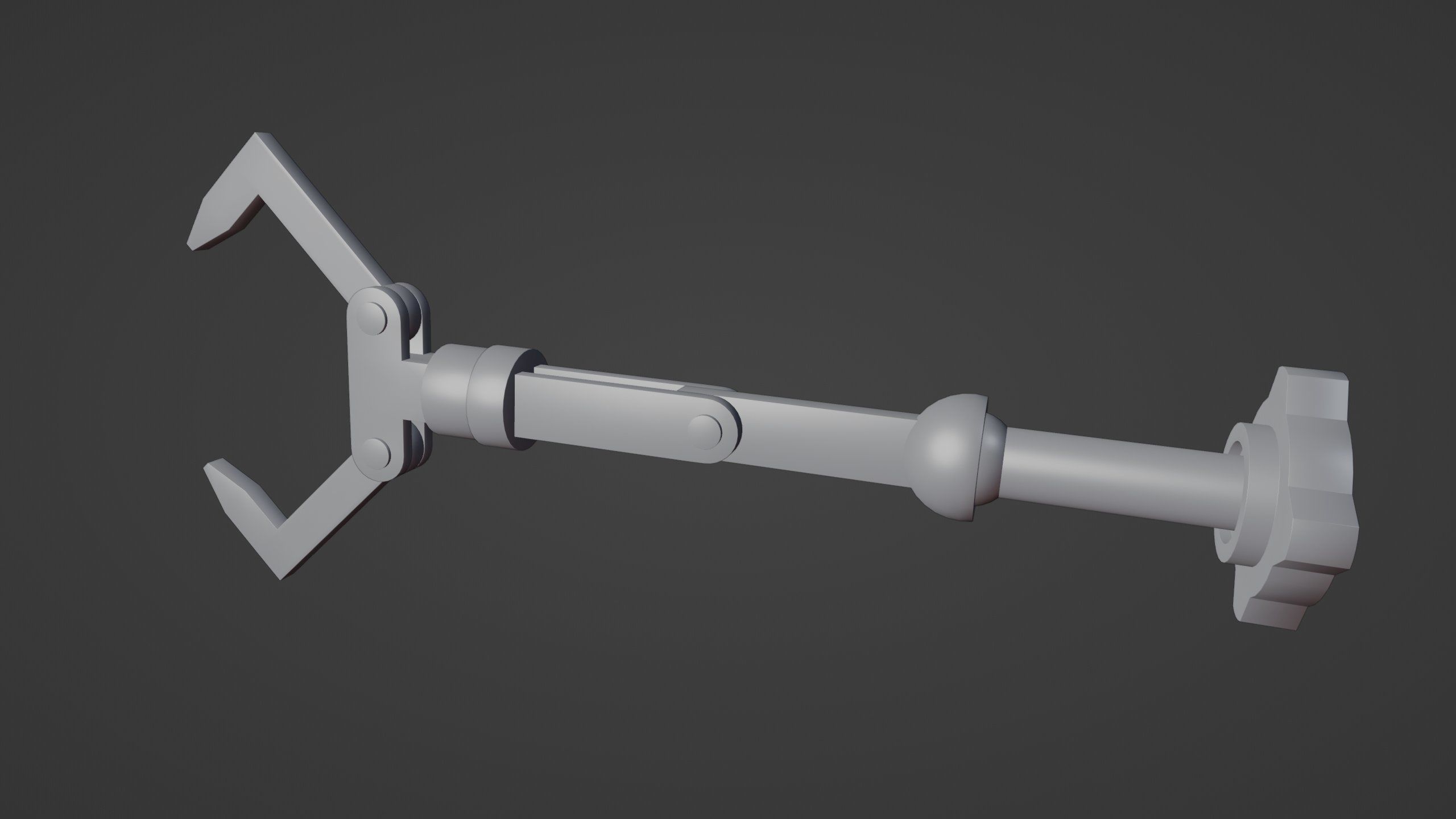 Robot Arm-Mechanical Rigging Free 3D model_24