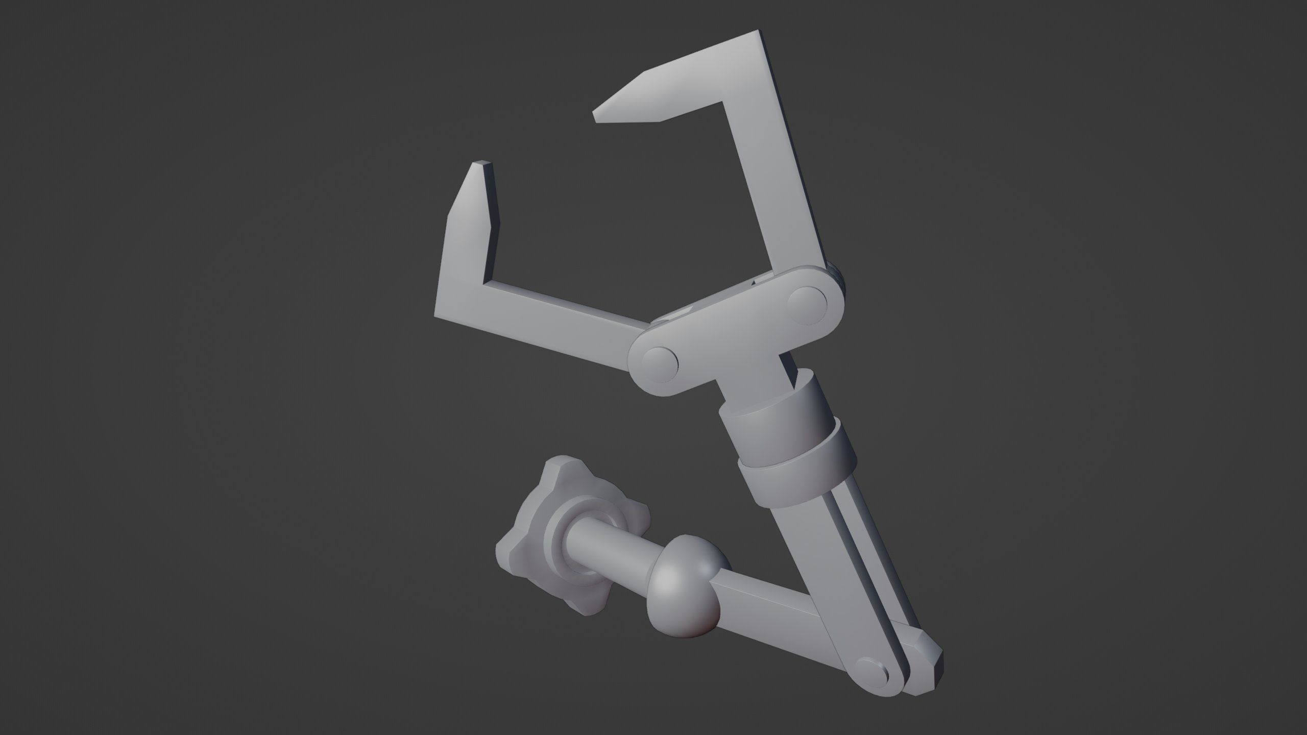 Robot Arm-Mechanical Rigging Free 3D model_18