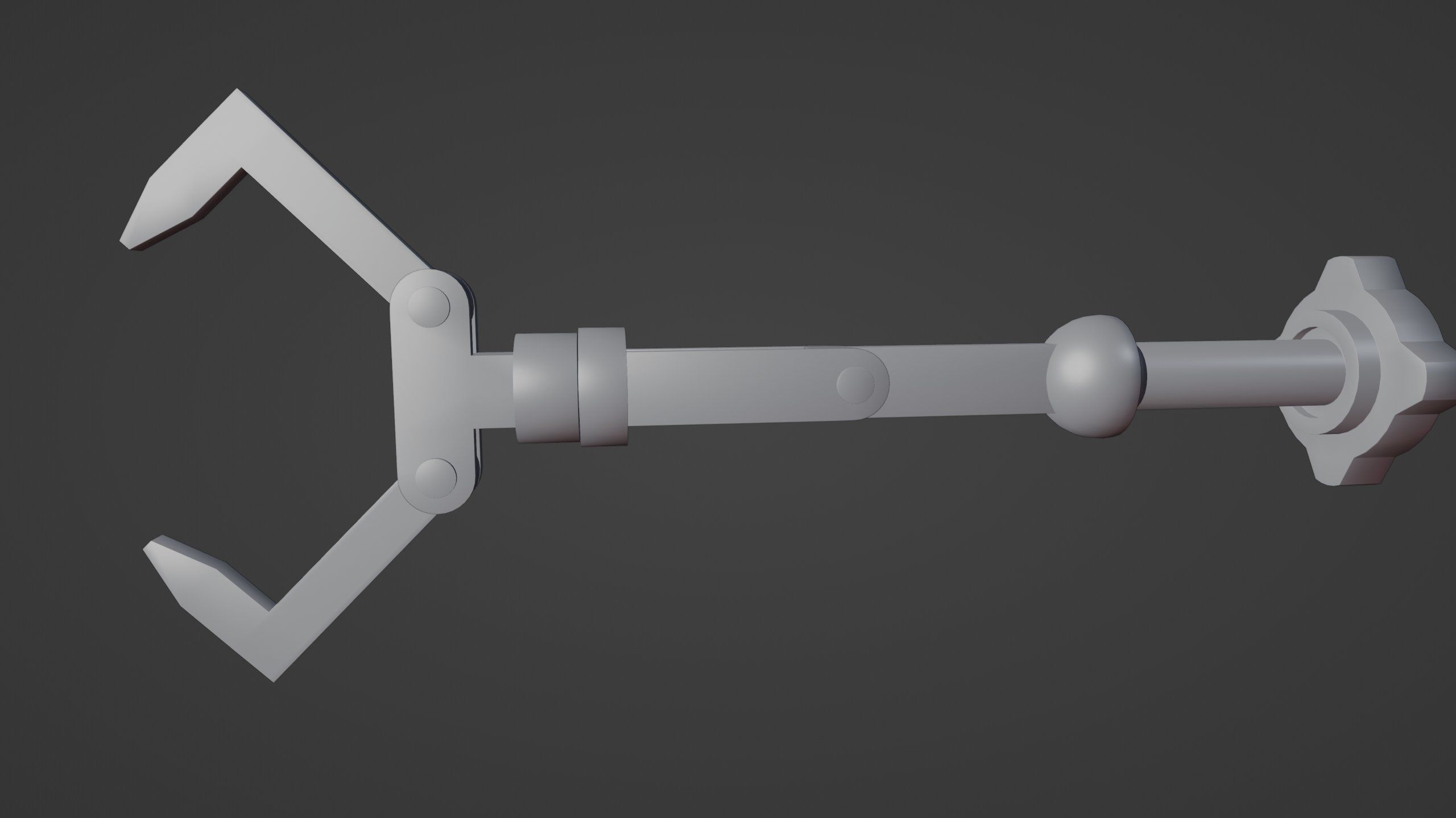 Robot Arm-Mechanical Rigging Free 3D model_21