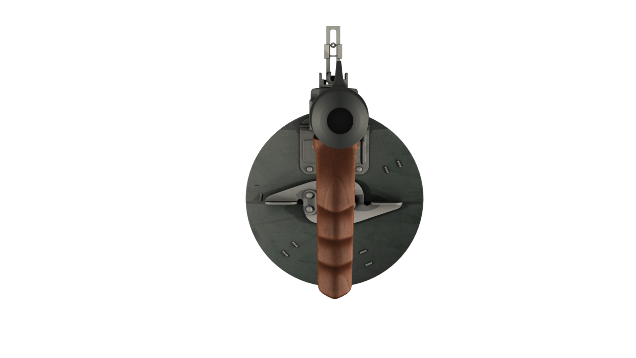 Tommy gun Machinegun 3D model_8