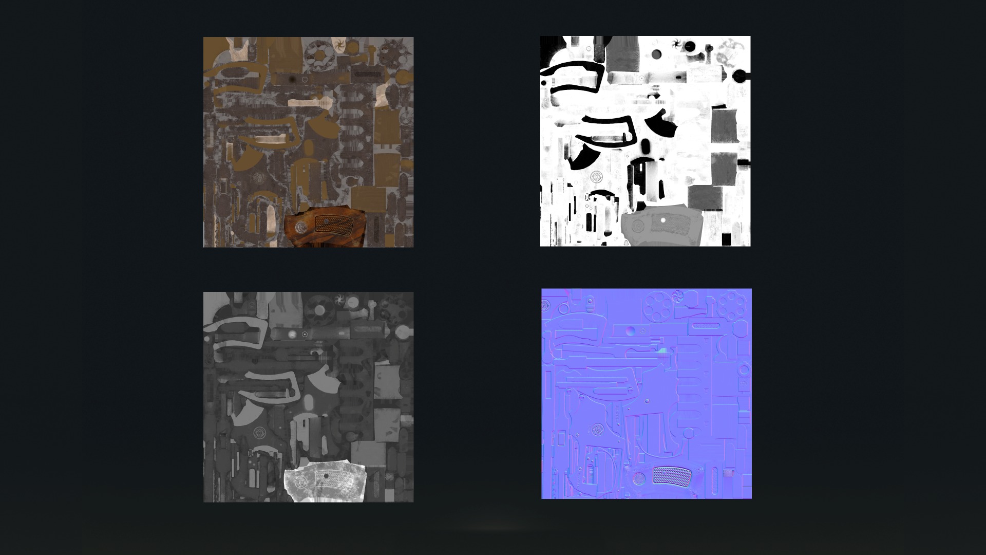 Snub nosed Revolver 3D model_8