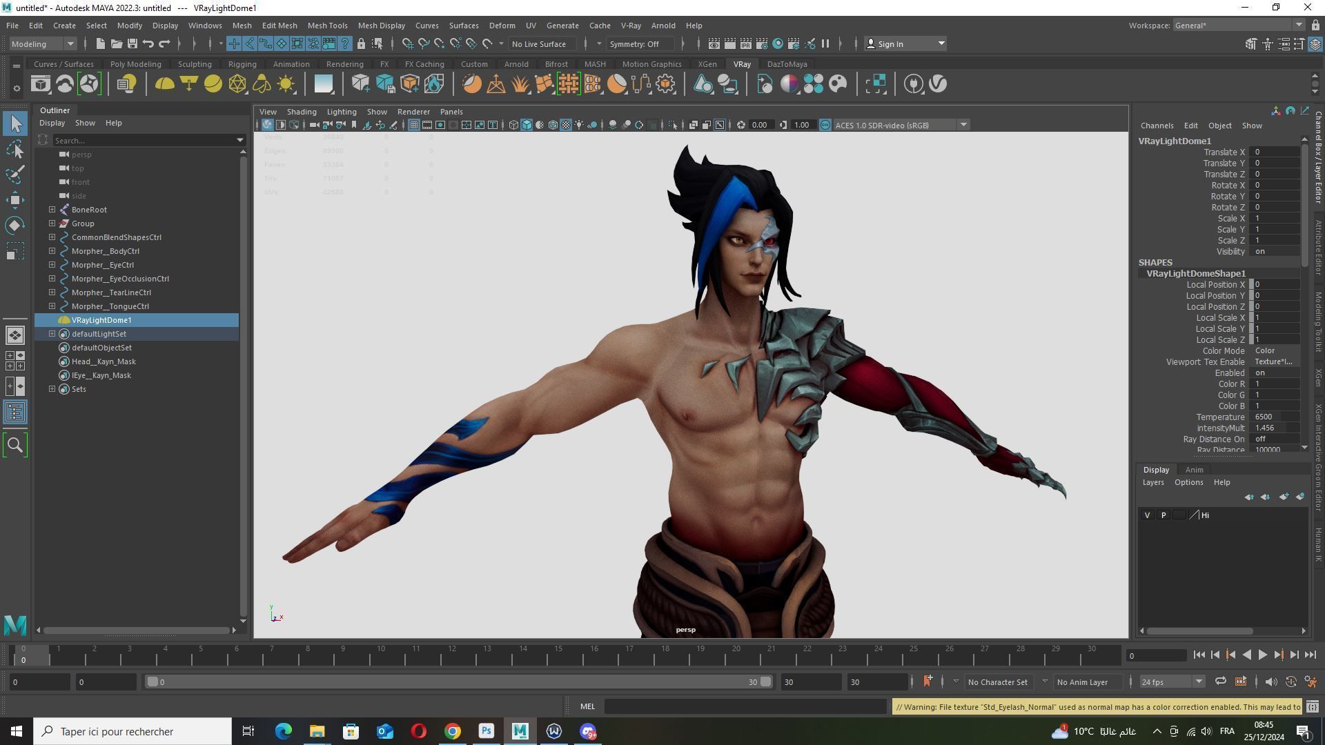 Kayn League of Legends Low-poly 3D model_11
